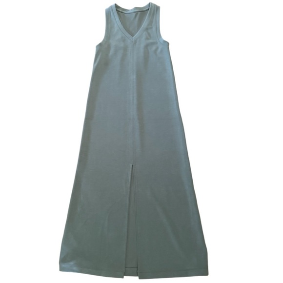 Lululemon Ease of it All Long Tank Softstreme Midi Dress, Grey Sage, Size XS/S - Picture 5 of 10
